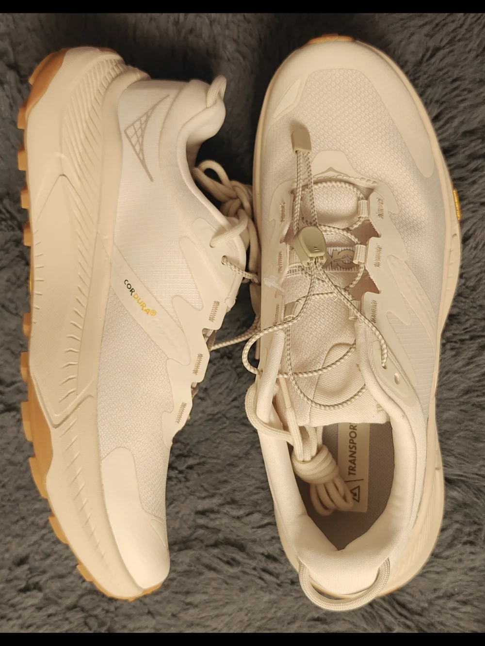 NEW! Hoka ONE One Transport Women's Trail Running Shoes Eggnog - Picture 5 of 13